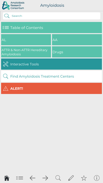 Emulate iPhone app Amyloidosis Clinical Resources using MyAndroid Emulate iPhone app Amyloidosis Clinical Resources using MyAndroid