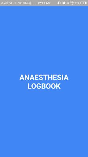 Emulate Android APK ANAESTHESIA LOGBOOK
