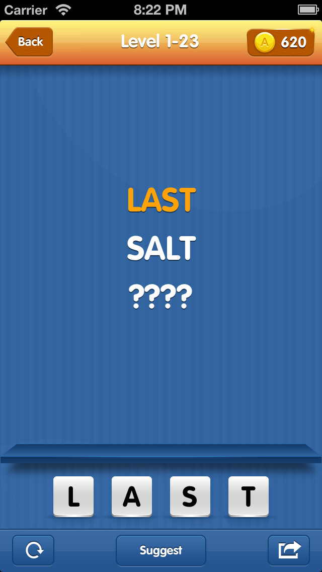 Emulate iPhone app Anagrams - jumble letters and unscramble words. For lovers of word search game and crossword using MyAndroid Emulate iPhone app Anagrams - jumble letters and unscramble words. For lovers of word search game and crossword using MyAndroid