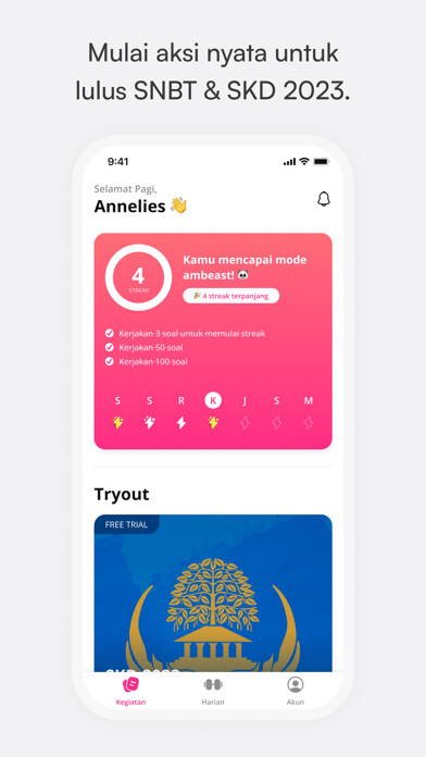 Emulate iPhone app Analitica: SNBT, SKD & Lainnya using MyAndroid