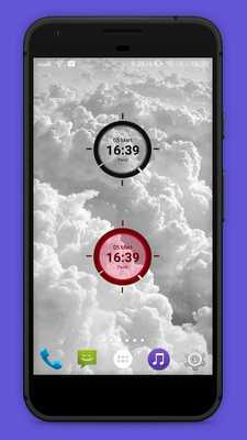 Emulate Android APK Analog Digital Clock Widget Emulate Android APK Analog Digital Clock Widget