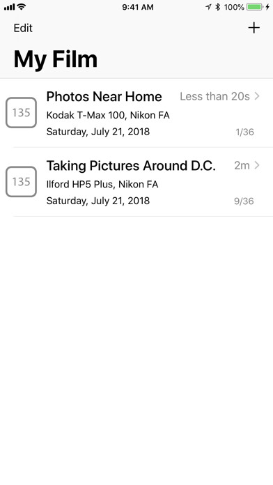 Emulate iPhone app Analog - Film Roll Notebook using MyAndroid Emulate iPhone app Analog - Film Roll Notebook using MyAndroid