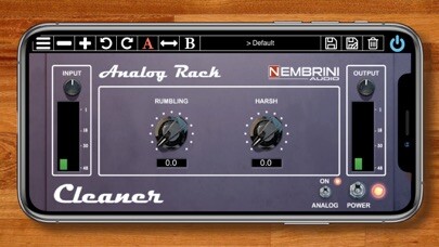 Emulate iPhone app Analog Rack Cleaner using MyAndroid