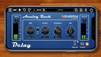 Emulate iPhone app Analog Rack Delay using MyAndroid