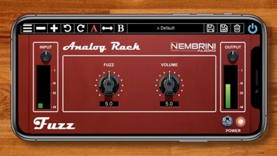 Emulate iPhone app Analog Rack Fuzz using MyAndroid