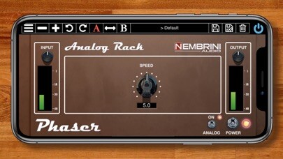 Emulate iPhone app Analog Rack Phaser using MyAndroid