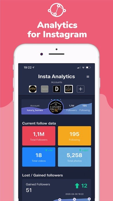 Emulate iPhone app Analyze Pro - Track Followers using MyAndroid