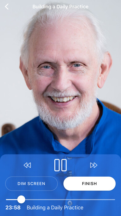 Emulate iPhone app Ananda Meditation using MyAndroid
