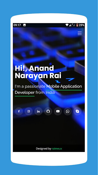 Run android online APK Anand Rai - Portfolio from MyAndroid or emulate Anand Rai - Portfolio using MyAndroid Run android online APK Anand Rai - Portfolio from MyAndroid or emulate Anand Rai - Portfolio using MyAndroid