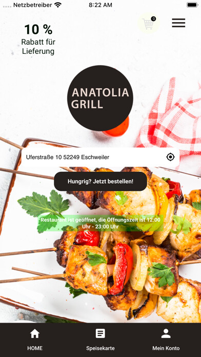 Emulate iPhone app Anatolia Grill using MyAndroid Emulate iPhone app Anatolia Grill using MyAndroid