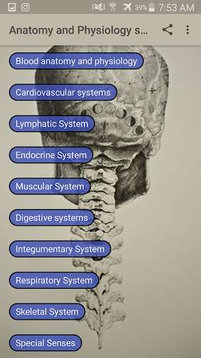 Run android online APK Anatomy and Physiology Systems from MyAndroid or emulate Anatomy and Physiology Systems using MyAndroid