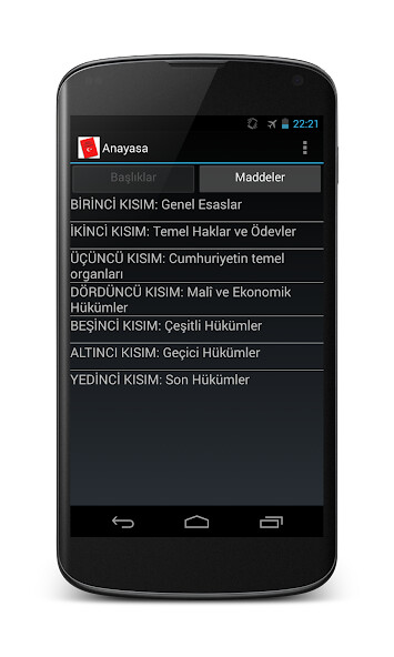 Run android online APK Anayasa (2017 maddeleri ile) from MyAndroid or emulate Anayasa (2017 maddeleri ile) using MyAndroid