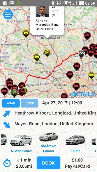 Run android online APK AnBCars Passenger from MyAndroid or emulate AnBCars Passenger using MyAndroid