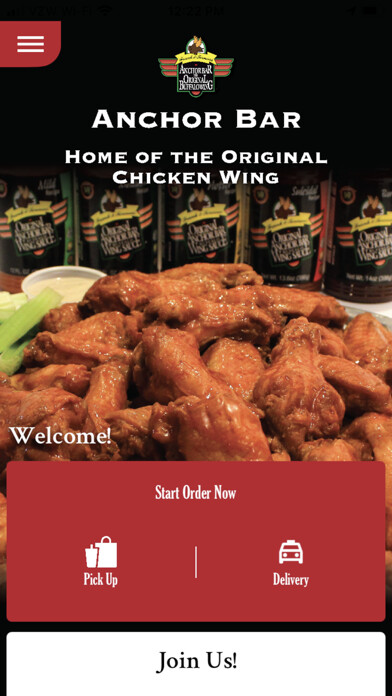 Emulate iPhone app Anchor Bar Restaurant using MyAndroid Emulate iPhone app Anchor Bar Restaurant using MyAndroid
