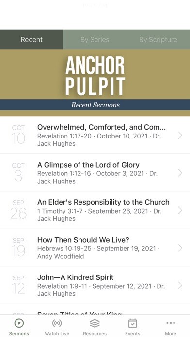 Emulate iPhone app Anchor Bible Church using MyAndroid