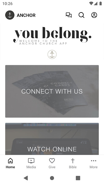 Emulate iPhone app Anchor Church of Toledo using MyAndroid Emulate iPhone app Anchor Church of Toledo using MyAndroid