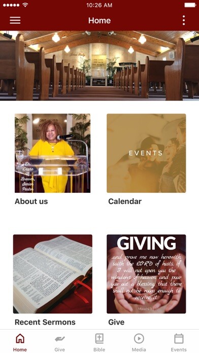 Emulate iPhone app Anchored in Truth Ministries using MyAndroid