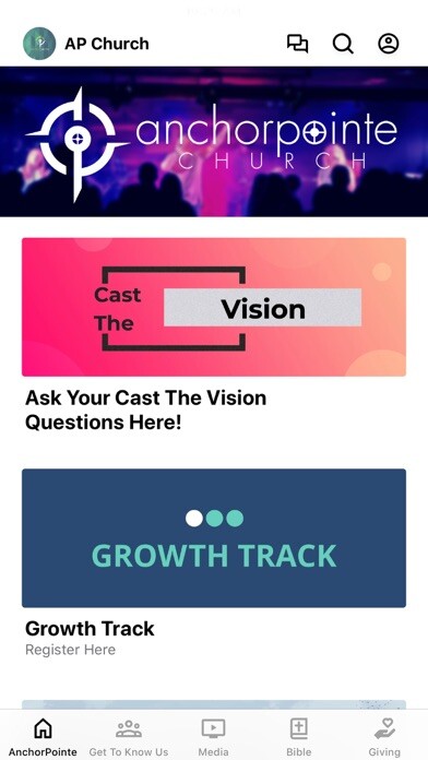 Emulate iPhone app AnchorPointe Church using MyAndroid Emulate iPhone app AnchorPointe Church using MyAndroid