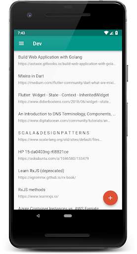 Run android online APK Anchr - Bookmarks Manager from MyAndroid or emulate Anchr - Bookmarks Manager using MyAndroid