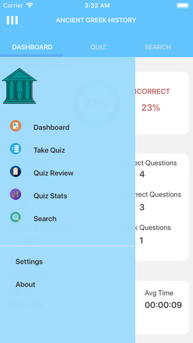 Emulate iPhone app Ancient Greek Quizzes using MyAndroid Emulate iPhone app Ancient Greek Quizzes using MyAndroid
