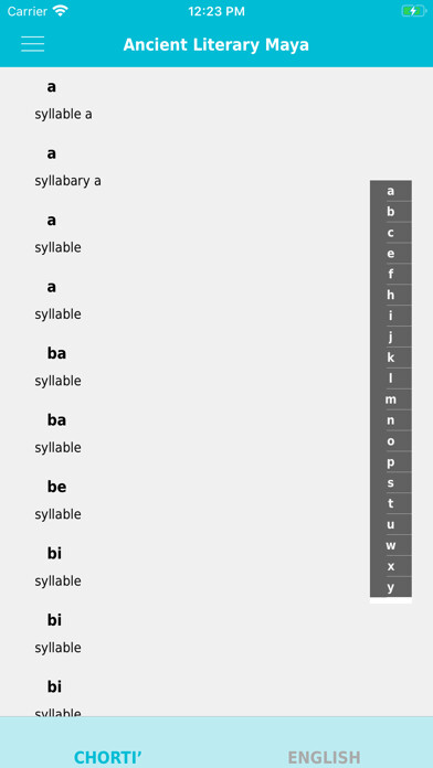 Emulate iPhone app Ancient Literary Maya using MyAndroid Emulate iPhone app Ancient Literary Maya using MyAndroid