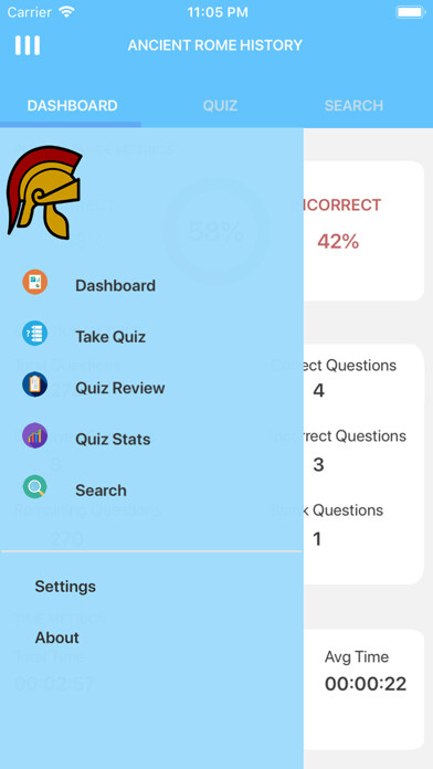 Emulate iPhone app Ancient Rome Quizzes using MyAndroid Emulate iPhone app Ancient Rome Quizzes using MyAndroid