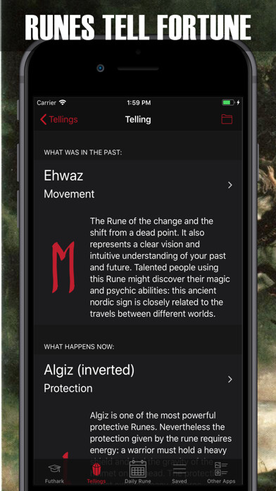 Emulate iPhone app Ancient rune magic in practice using MyAndroid