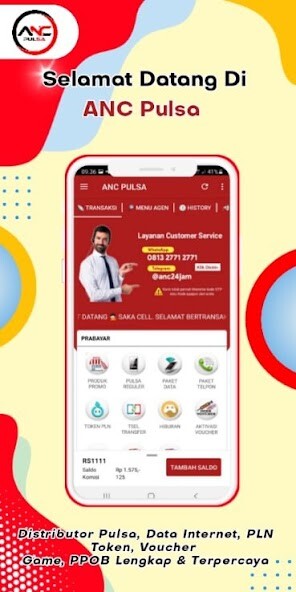 Run android online APK ANC PULSA from MyAndroid or emulate ANC PULSA using MyAndroid