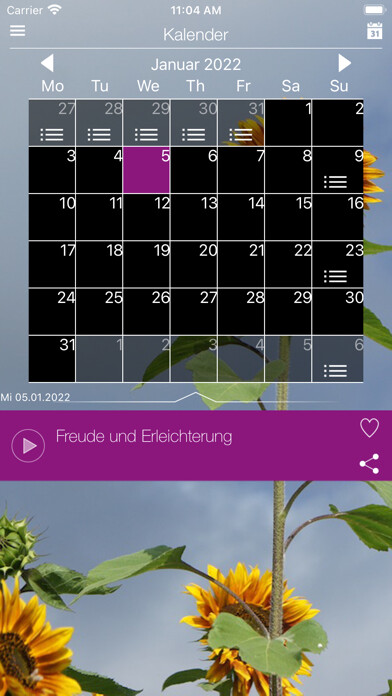 Emulate iPhone app AndachtsApp using MyAndroid