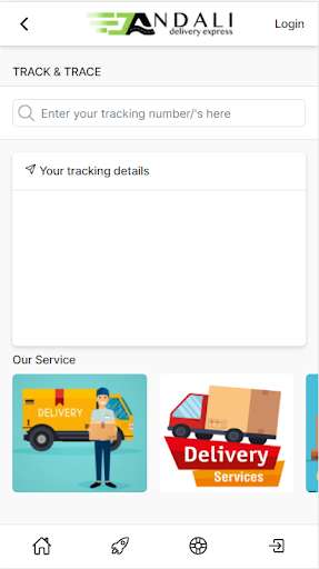 Run android online APK Andali Delivery Express from MyAndroid or emulate Andali Delivery Express using MyAndroid