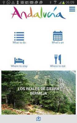 Emulate Android APK Andalusia Tourism