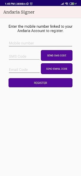 Run android online APK Andaria Signer from MyAndroid or emulate Andaria Signer using MyAndroid Run android online APK Andaria Signer from MyAndroid or emulate Andaria Signer using MyAndroid