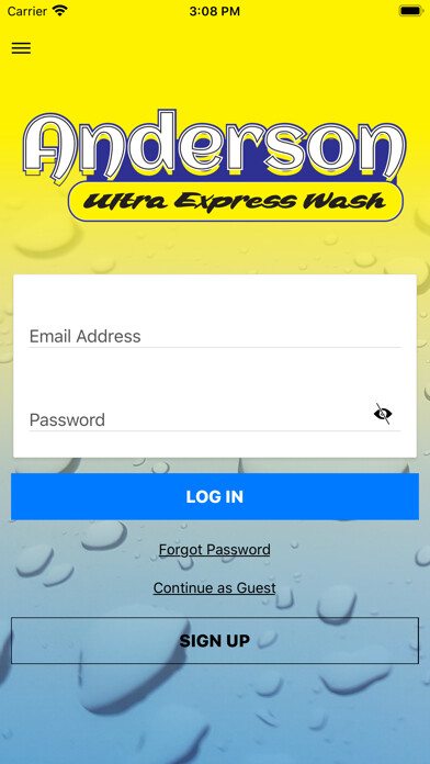 Emulate iPhone app Anderson Ultra Express Wash using MyAndroid Emulate iPhone app Anderson Ultra Express Wash using MyAndroid