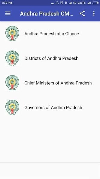 Run android online APK Andhra Pradesh Chief Ministers Governors Districts from MyAndroid or emulate Andhra Pradesh Chief Ministers Governors Districts using MyAndroid