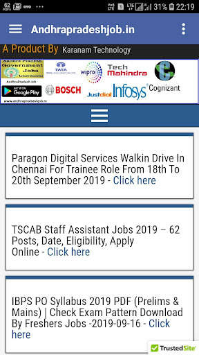 Run android online APK Andhra Pradesh Job from MyAndroid or emulate Andhra Pradesh Job using MyAndroid