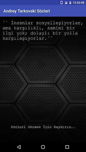 Run android online APK Andrey Tarkovski Quotes from MyAndroid or emulate Andrey Tarkovski Quotes using MyAndroid