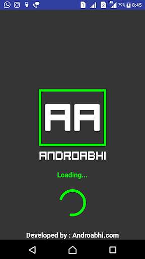 Run android online APK Androabhi (Website App demo) from MyAndroid or emulate Androabhi (Website App demo) using MyAndroid
