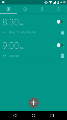 Emulate Android APK Android Smart Alarm Clock
