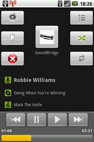Run android online APK AndroMote Remote Control from MyAndroid or emulate AndroMote Remote Control using MyAndroid