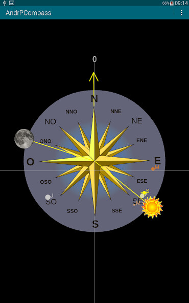 Run android online APK AndrPCompass from MyAndroid or emulate AndrPCompass using MyAndroid