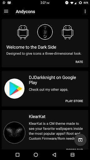 Emulate Android APK Andycons Icon Skins