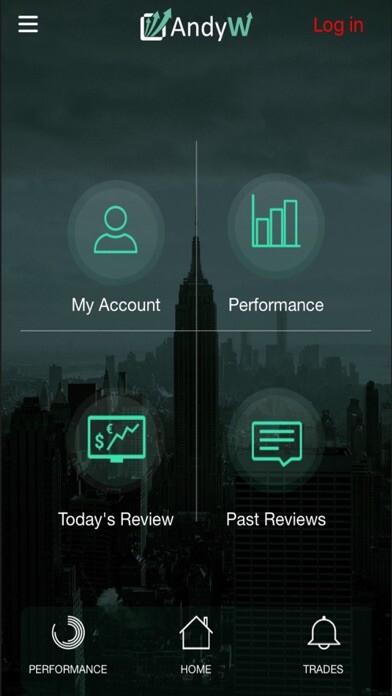 Emulate iPhone app AndyW Forex Trader using MyAndroid