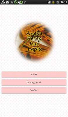 Emulate Android APK Aneka Resep Kue Lapis Legit