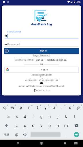 Run android online APK Anesthesia Log from MyAndroid or emulate Anesthesia Log using MyAndroid Run android online APK Anesthesia Log from MyAndroid or emulate Anesthesia Log using MyAndroid