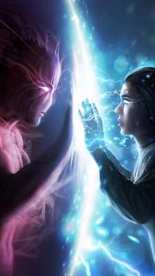 Emulate Android APK angel and demon wallpaper