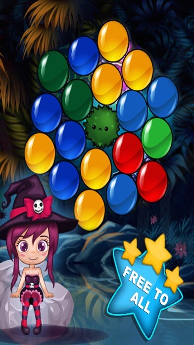 Emulate iPhone app Angel Bubble Shooter Mania. Candy Smash game for kids using MyAndroid