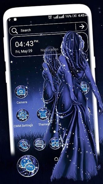 Run android online APK Angel Dark Night Theme from MyAndroid or emulate Angel Dark Night Theme using MyAndroid
