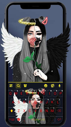 Run android online APK Angel Devil Keyboard from MyAndroid or emulate Angel Devil Keyboard using MyAndroid