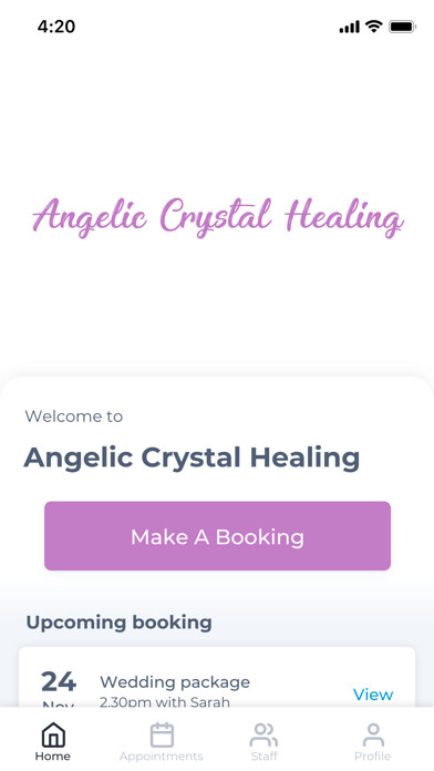 Emulate iPhone app Angelic Crystal Healing using MyAndroid Emulate iPhone app Angelic Crystal Healing using MyAndroid