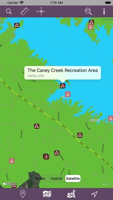 Emulate iPhone app Angelina National Forest – GPS using MyAndroid